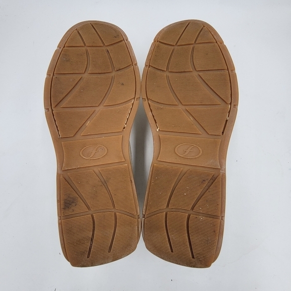 Florsheim Loafers Men Size 9.5 Beige Comfortech Drivers Shoes Slip On Leather - Picture 8 of 9